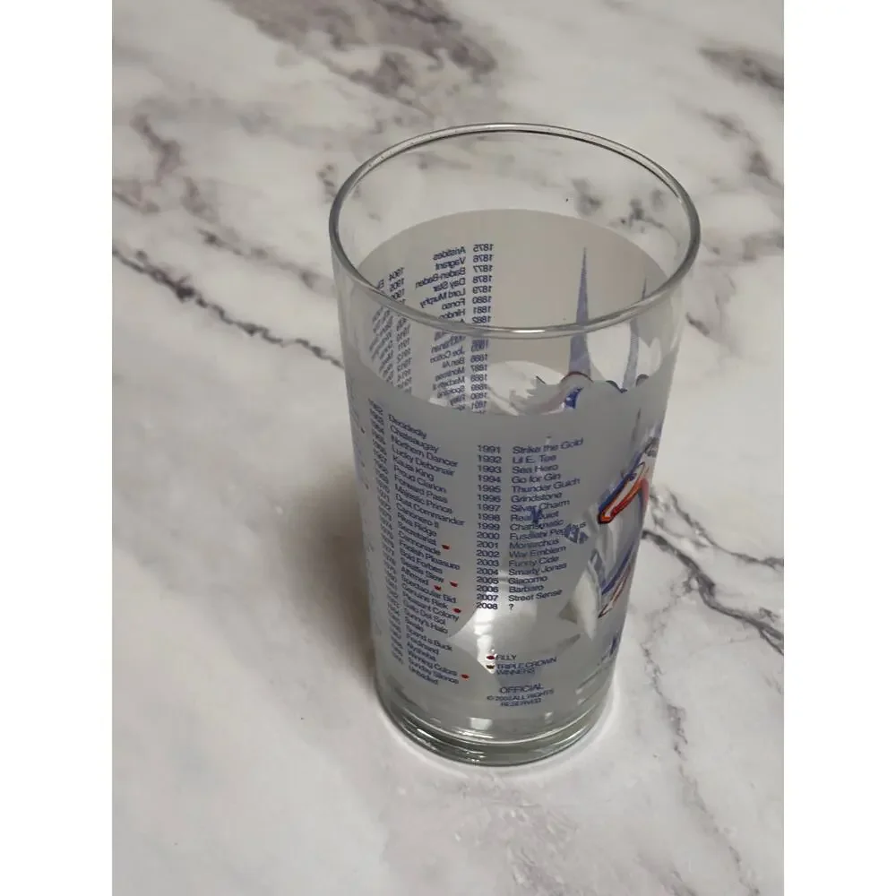 2008 Kentucky Derby Official 134 Churchill Downs Vintage Julep Glass Louisville